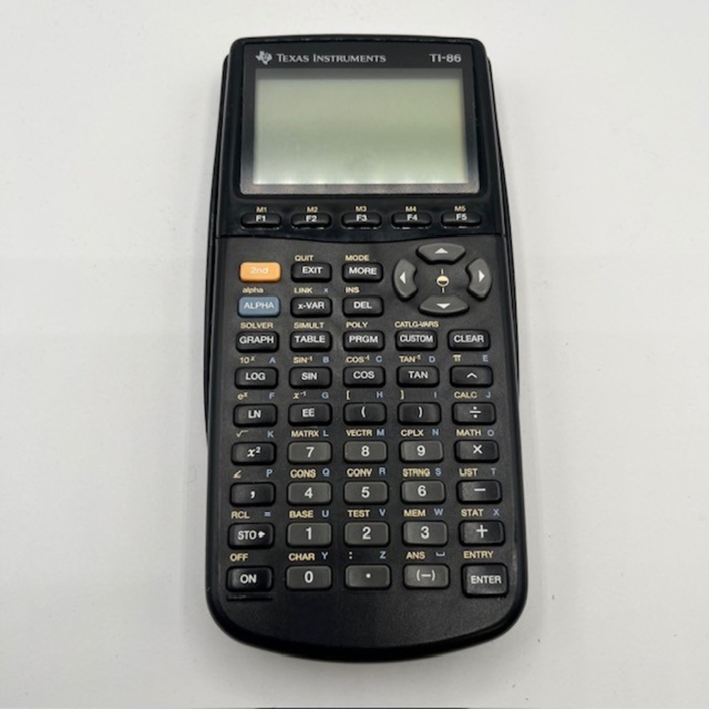 Texas Instruments TI-86 Graphing Calculator Black Engineering Calculus TI86